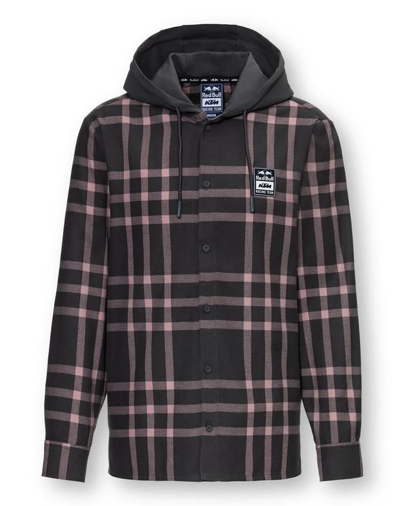 3RB230048306-RB SHRED FLANNEL SHIRT-image